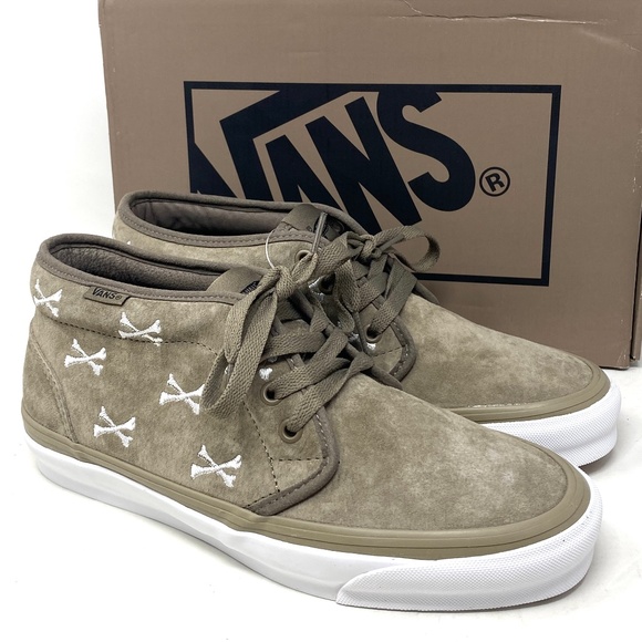 VANS Vault Chukka LX Sneakers Mid Suede Women's Bones Coyote Shoes VN0A4U3GBMD - Picture 2 of 10